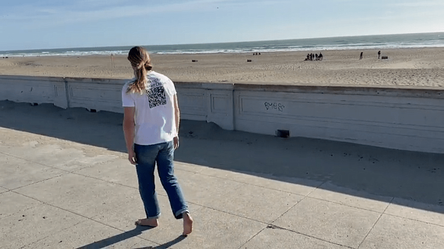 Bay Area man walking 100 miles barefoot for immigrant children's rights