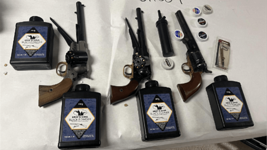 Cane sword, metal knuckles, tear gas found in home of San Mateo felon who pointed gun at ex-girlfriend: PD