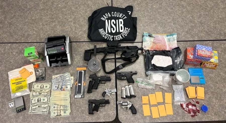 5 guns with magazines, drugs found in Vallejo home: Napa PD
