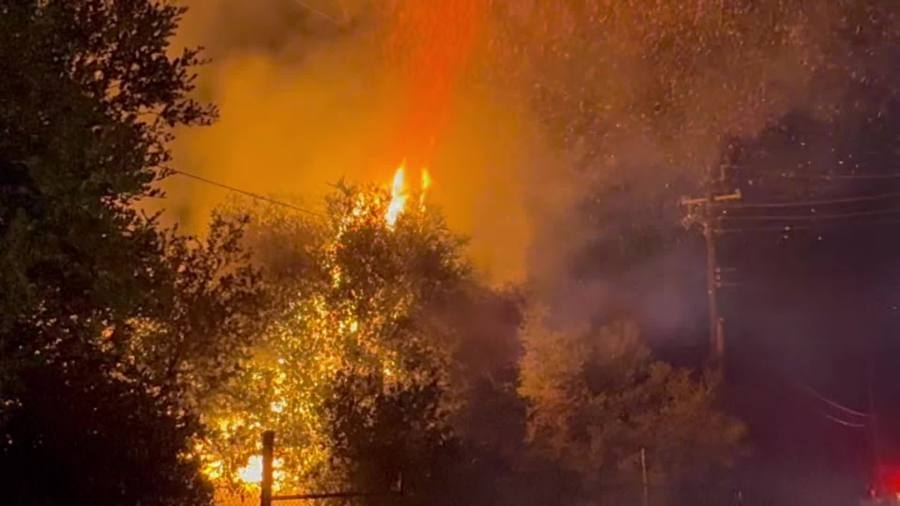 Grass fire sparks at Singleton Landfill, flames extinguished