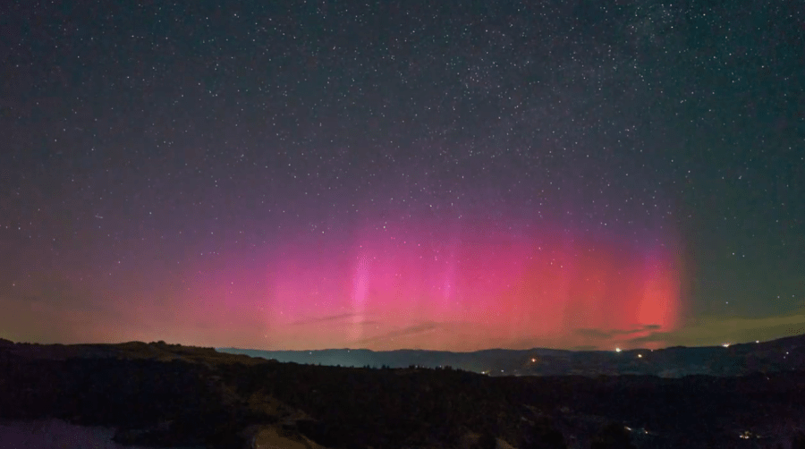 Timelapse: Northern Lights visible in Sonoma County