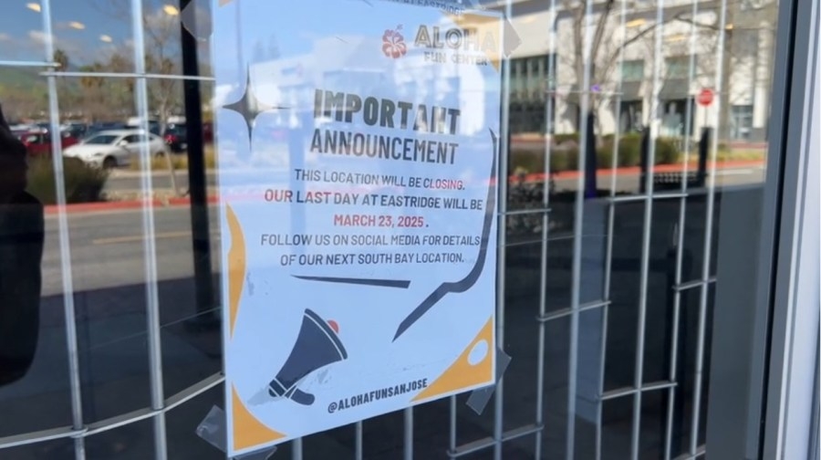 Aloha Roller Rink at San Jose's Eastridge Mall closing