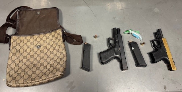 Santa Rosa PD: Ghost gun, fentanyl found in Gucci-like man bag; three arrested