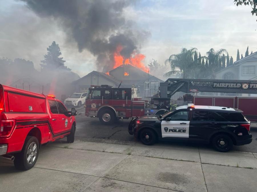 Families displaced by Suisun City house fires