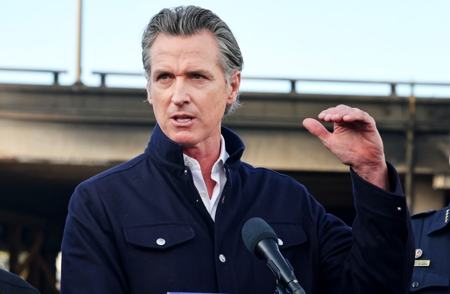 Crime rates are dropping in California, Gov. Newsom says