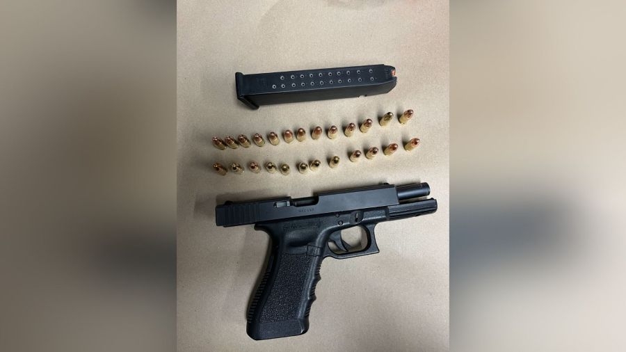Unregistered, loaded firearm found in felon's car: PD