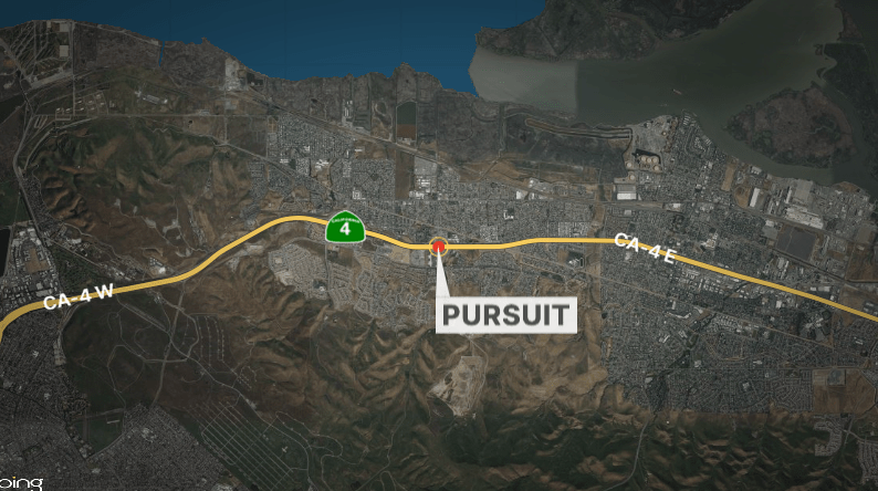 Suspect pursued by Oakley PD crashes into uninvolved vehicle