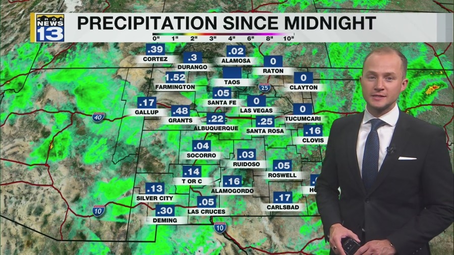 Storm chances continue for parts of New Mexico through Wednesday
