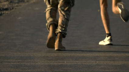 Albuquerque woman takes on Bataan Memorial Death March