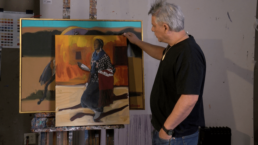 USPS unveils new stamps featuring Cochiti Pueblo artist's work at Gathering of Nations
