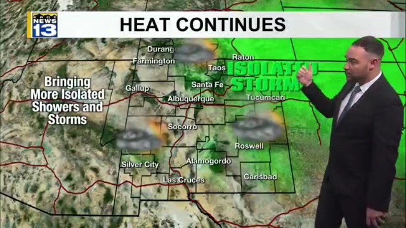 Heat continues to move through New Mexico