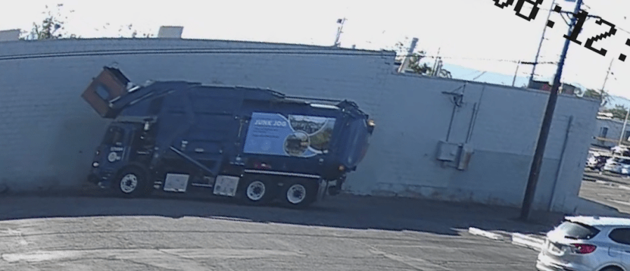 Videos show man in dumpster getting dumped into waste truck in Albuquerque
