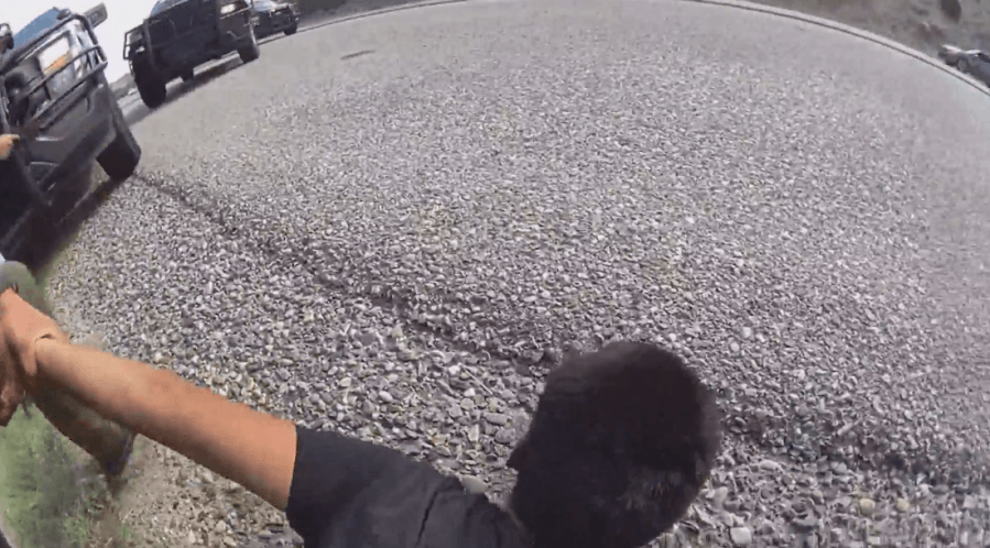 VIDEO: Man arrested, accused of setting father's house on fire and stealing emergency vehicle