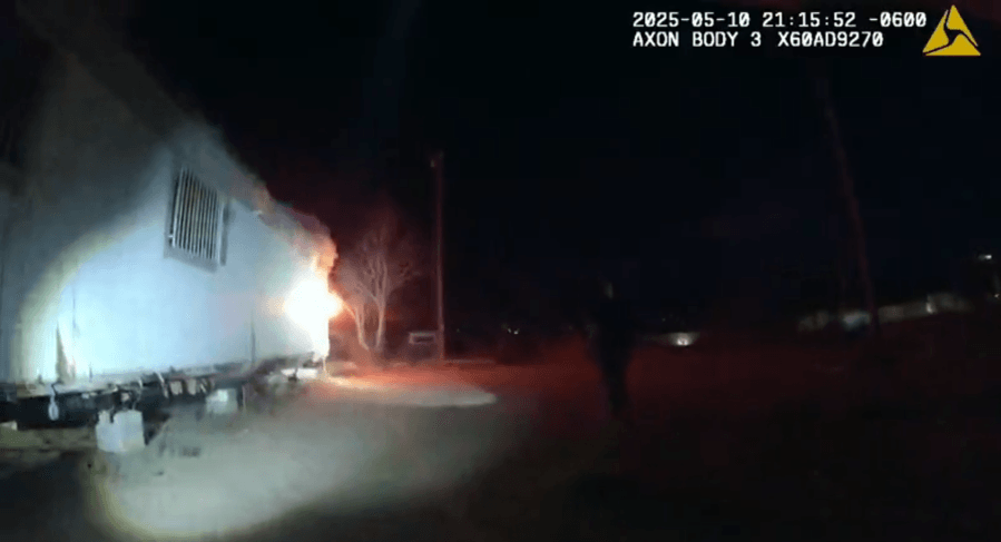 Police arrest suspect in Grants trailer fire investigation