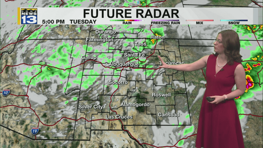 Cooler weather Monday with rain on the way
