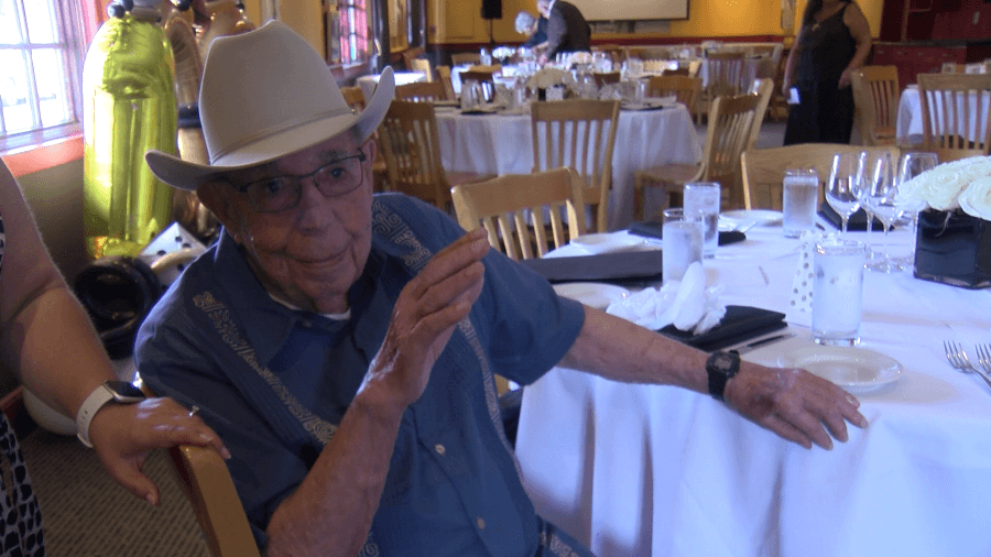 New Mexico veteran honored on 100th birthday