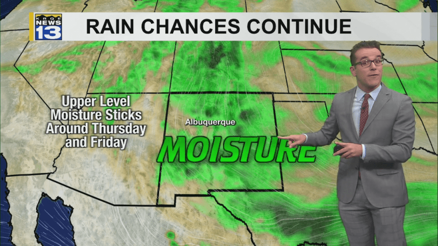 Lingering fog & showers around New Mexico but temperatures slowly warming