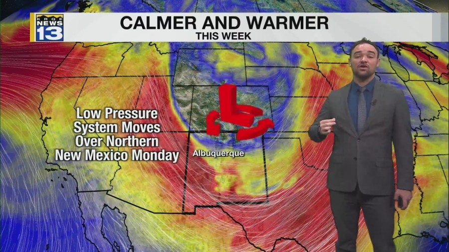Strong winds to start week
