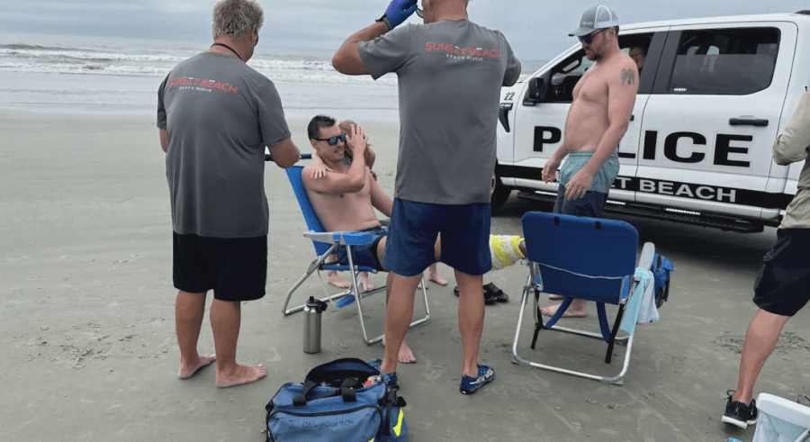 Alamogordo man believes he was bitten by shark off North Carolina coast