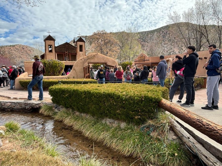 First responders set up communication towers ahead of pilgrimage to El Santuario de Chimayó