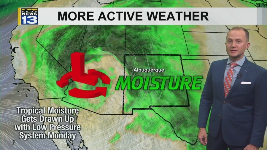 Widespread rain chances move in on Monday