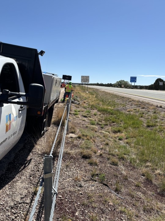‘It's always in the back of your mind': NMDOT worker recalls being hit by distracted driver on I-25
