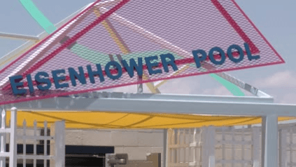 Eisenhower Pool holds swimming safety event