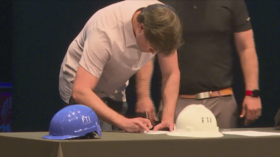 Pitt State celebrates students signing on 'Electrical Technology Day'