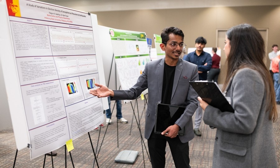 Pittsburg State's Research Colloquium sees high student turnout