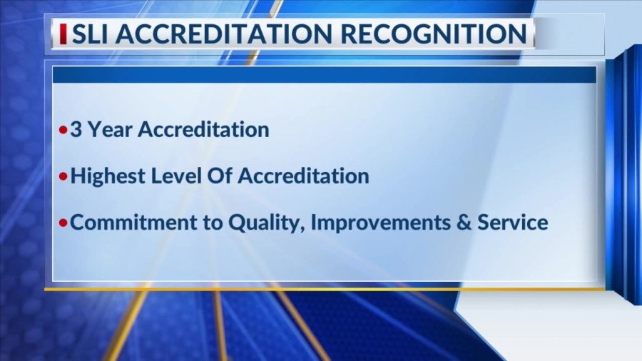 SLI Topeka achieves three-year accreditation award