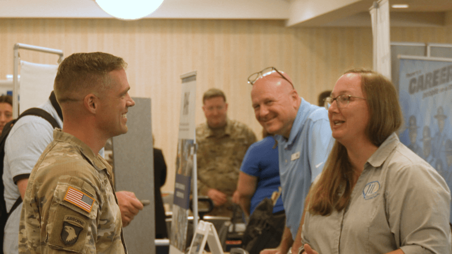 Fort Riley hosts job fair for soldiers, veterans