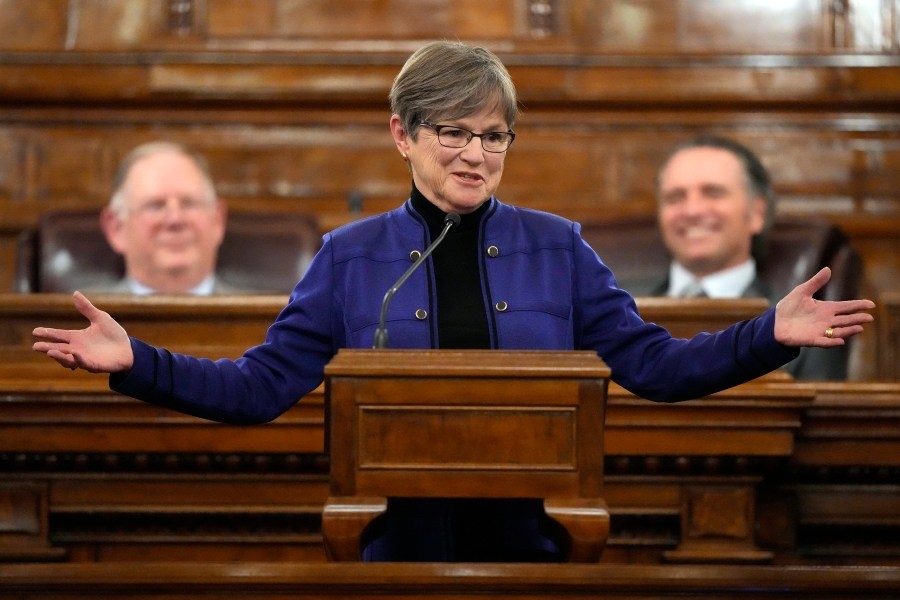 Kansas gov. approves eight new laws Monday