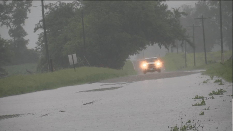 Rainfall reports for northeast Kansas