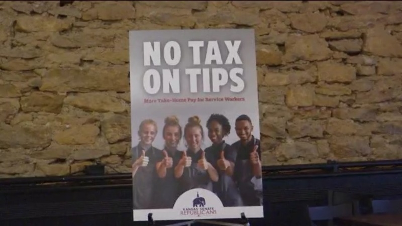 Kansas lawmakers push for ‘no tax on tips'
