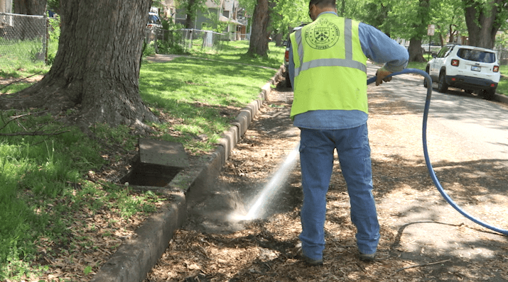 Topeka crews clear stormwater drains after recent storms