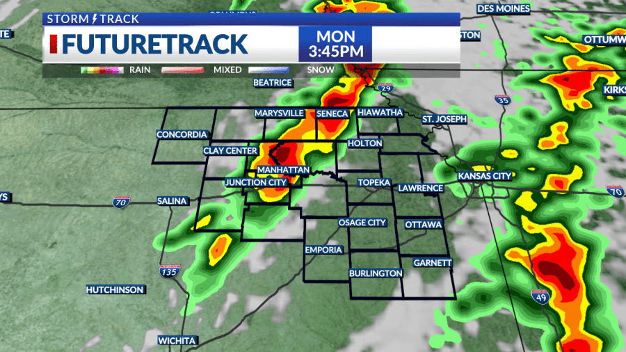 Another round of severe storms this afternoon and evening
