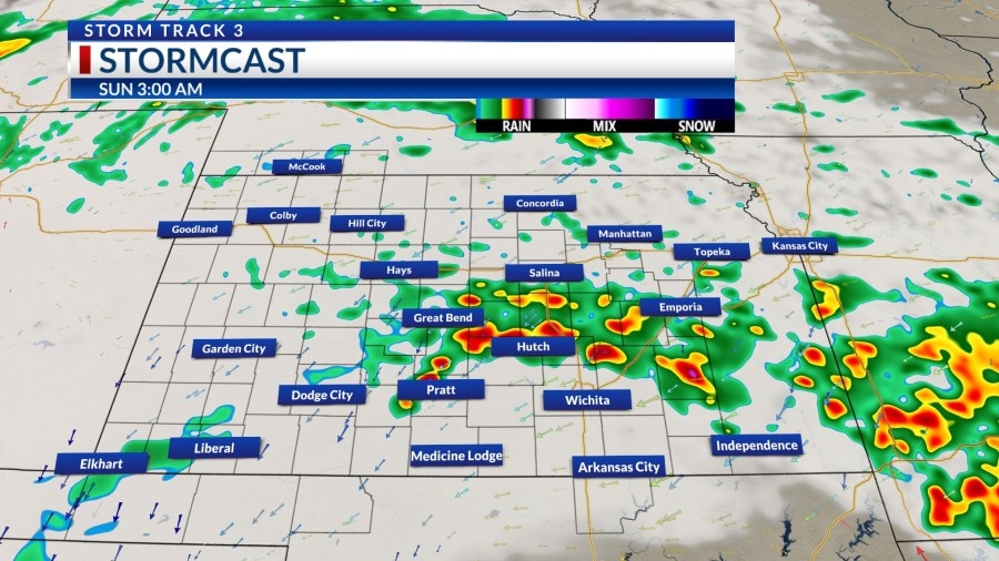Showers and storms through the holiday weekend