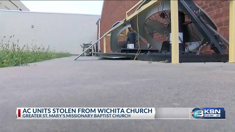 Air conditioning units stolen from Wichita church