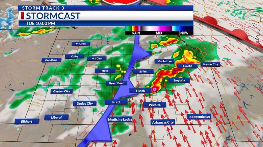 Severe weather threat Tuesday evening