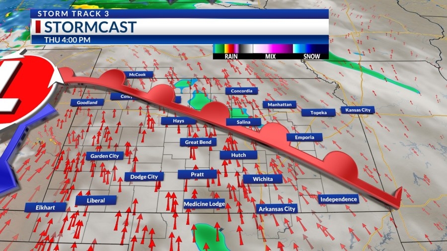 A strong breeze and not as sunny Thursday