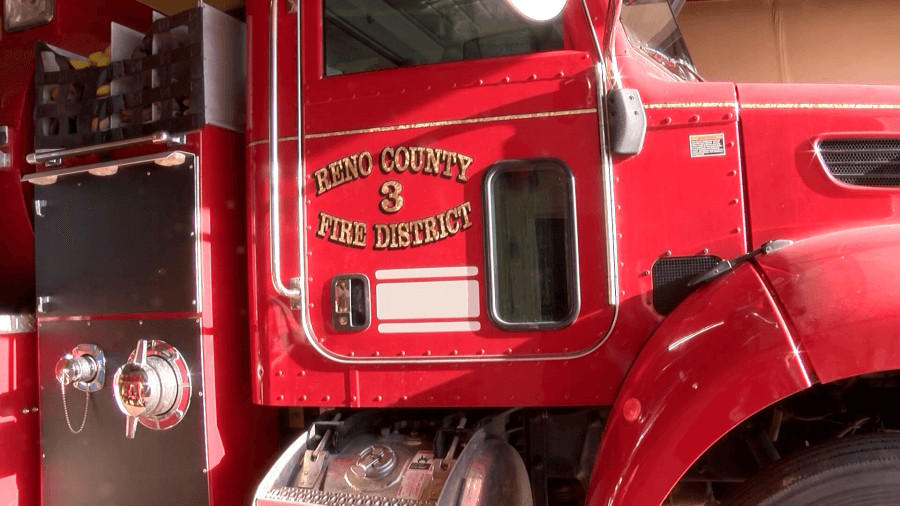 Sheds, trees, and brush piles burn in fire near Hutchinson