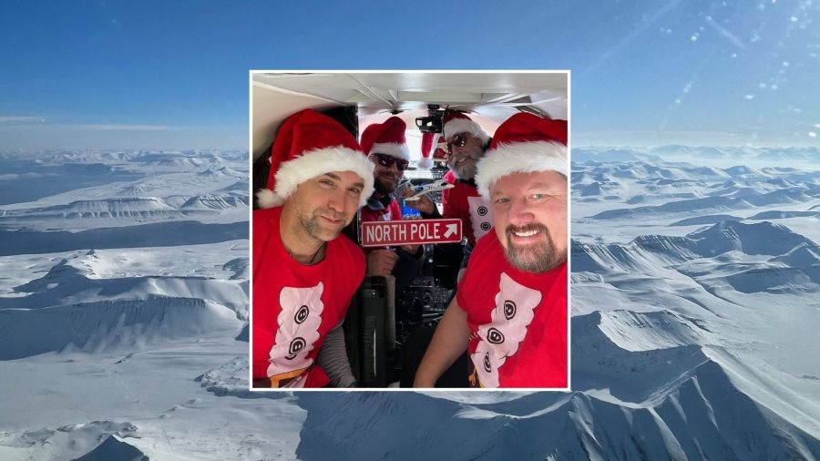 Learjet crew returns after record-setting Polar flight