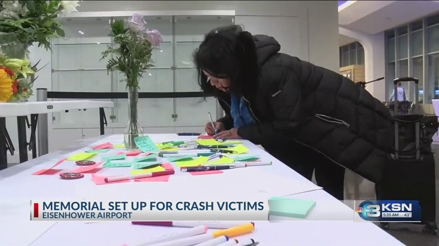 Wichita airport sets up memorial for DC plane crash victims