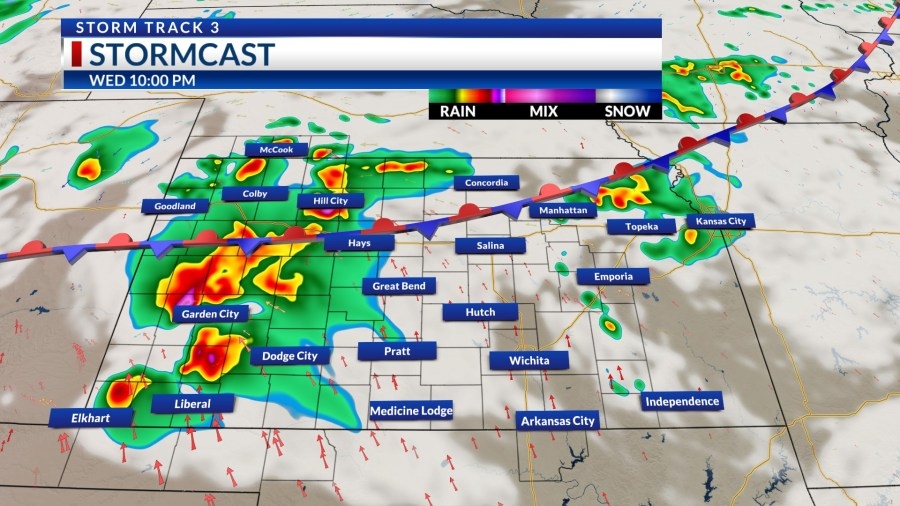 Storm Track 3 Forecast: Scattered storms today with severe risk returning