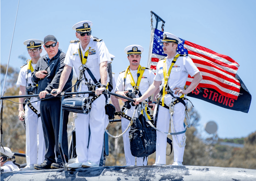 Submarine USS Alexandria returns to Naval Base Point Loma after 7-month deployment