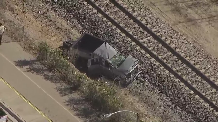 One dead after vehicle collides with train in Escondido: police