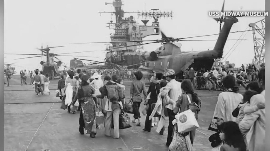 50 years later: Refugee shares her story of survival as USS Midway crucial in rescuing thousands after Fall of Saigon