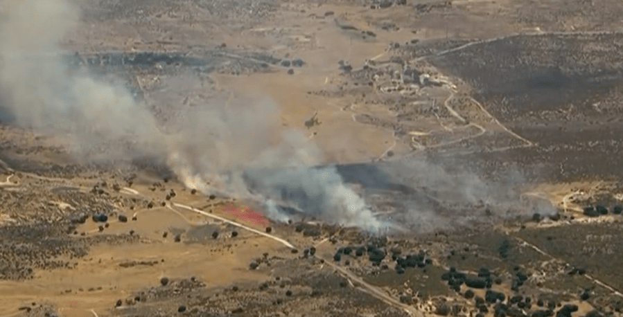 Evacuations lifted after fire in southeastern San Diego County