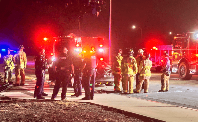 Multiple people injured in overnight rollover crash in Chula Vista