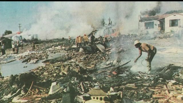 Has a commercial flight ever crashed in San Diego?